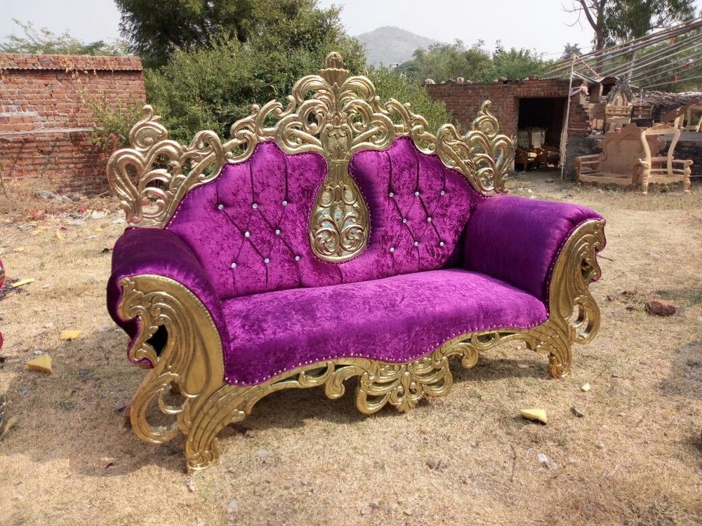 Pink Wood Wedding Sofa, Size Rustic, for Wedding Hall at Rs 18500 in
