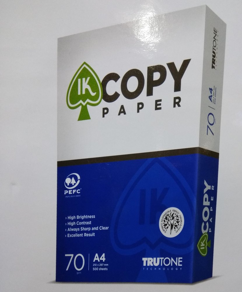 Ik Copy Multi Purpose Copy Paper A4 70gsm, Packing Size (Sheets Per