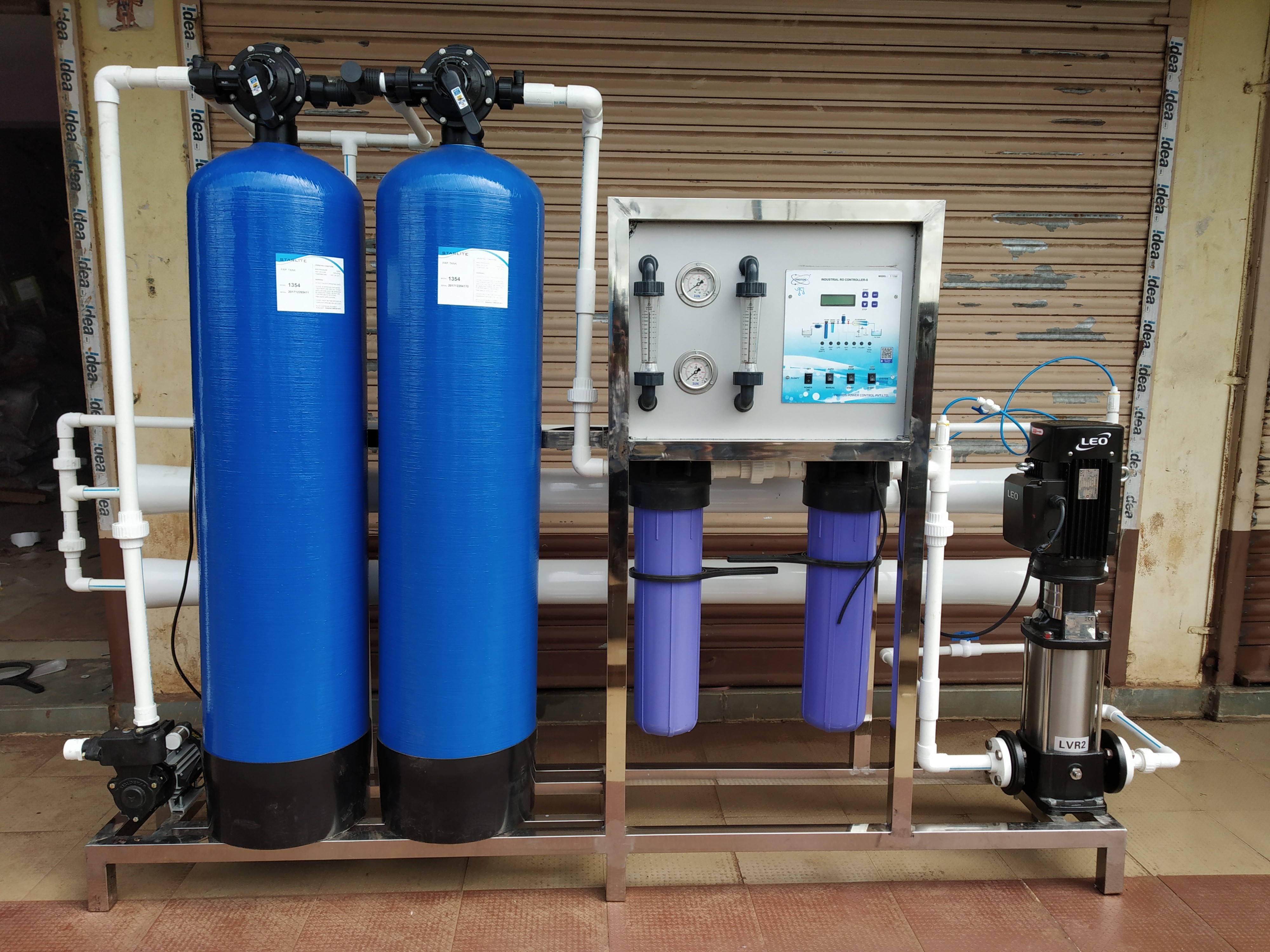 FRP 1000 LPH Mineral Water Treatment Plant, 10002000 Liter/hour, Rs