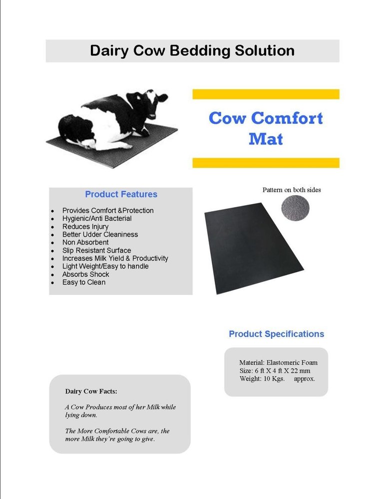 Black Cow Mats at Rs 3400 in Jangalpur ID 17309280233
