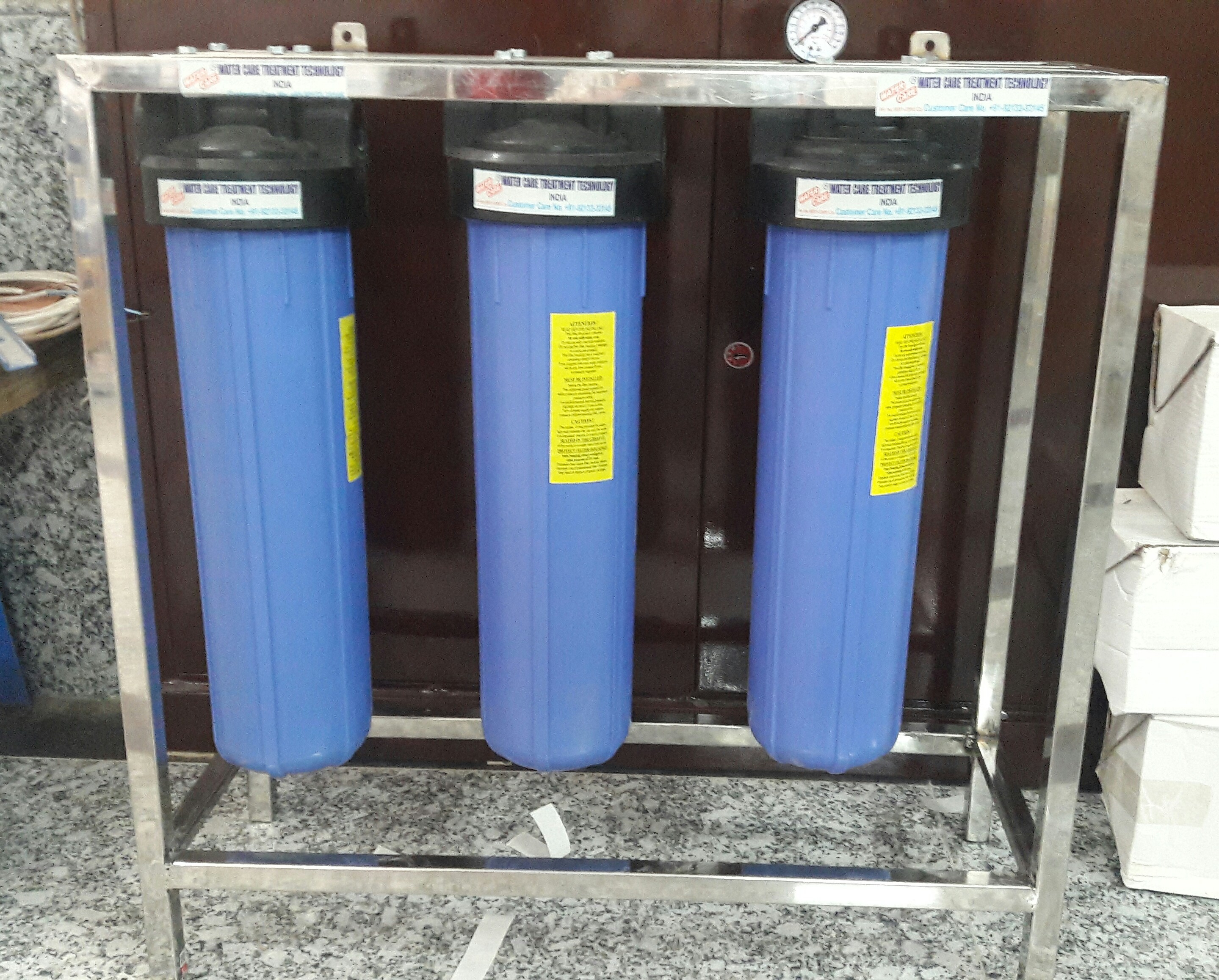 Manual Industrial Water Treatment Plant, Capacity 5000lph, ID