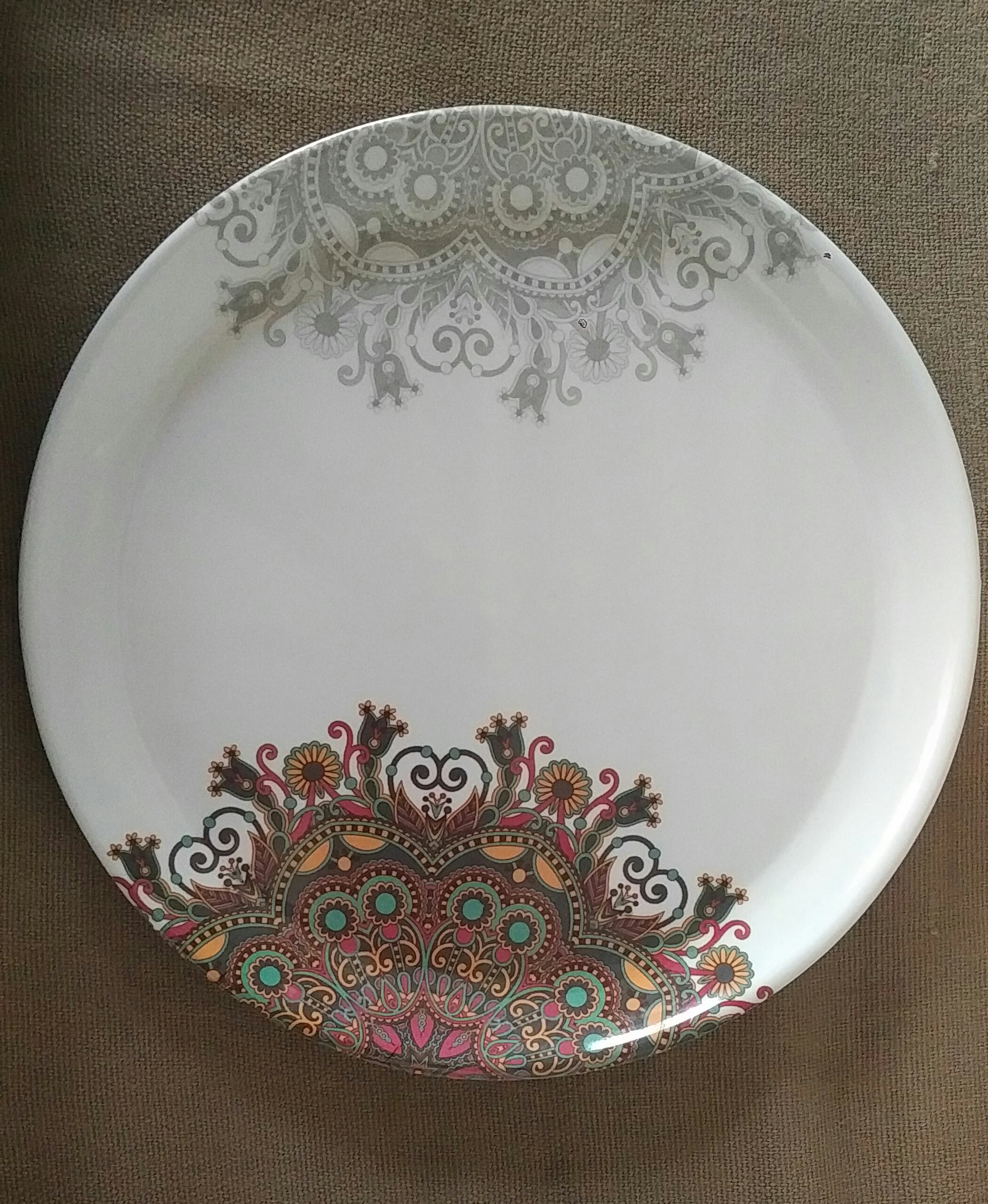 ASA MELAWARE White Melamine Dinner Plate, Size 12 Inch, Rs 65 /piece