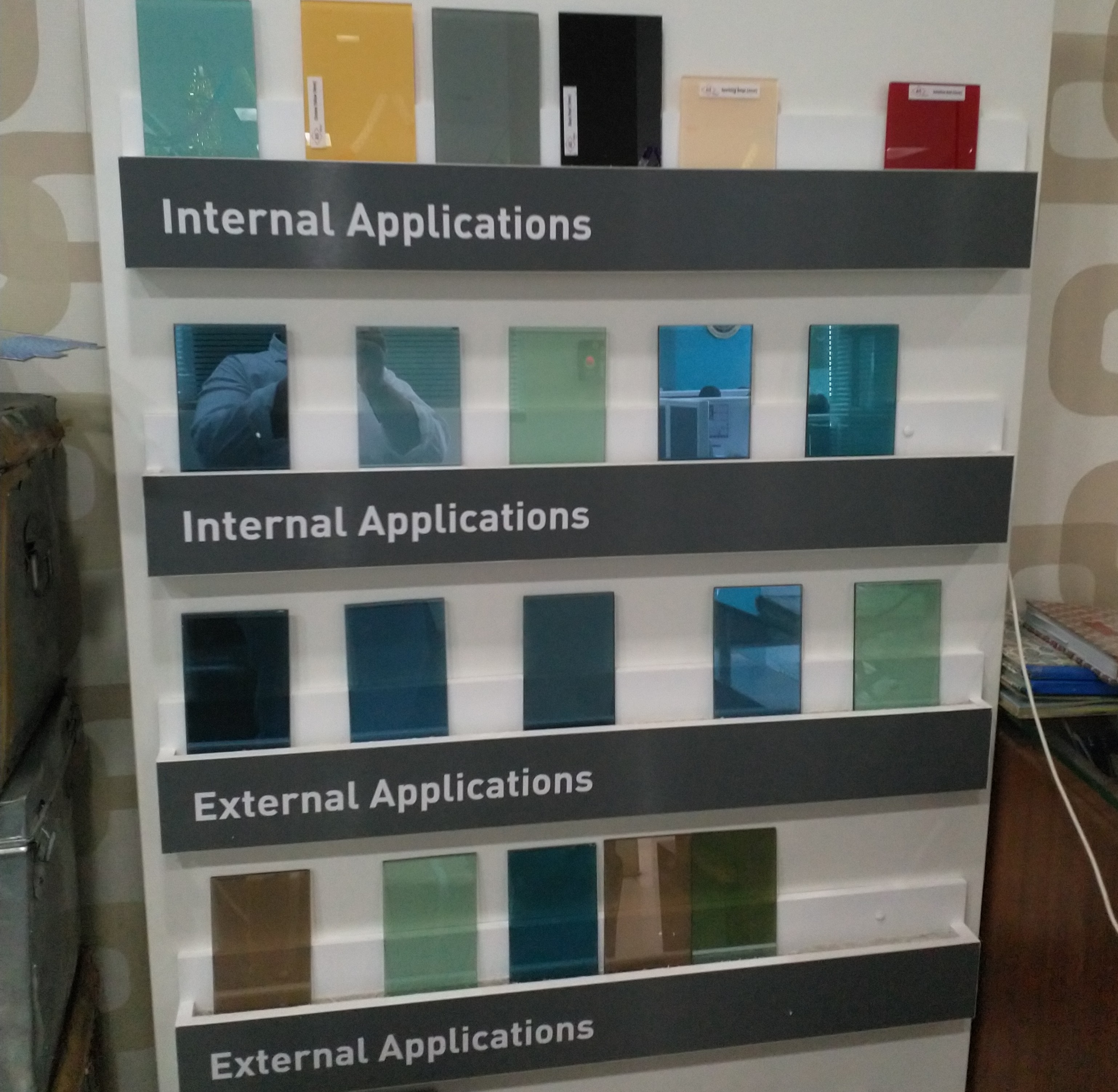 SaintGobain Back Painted Colored Glass, Rs 250 /foot Kanakia Glasses & Allied Products ID