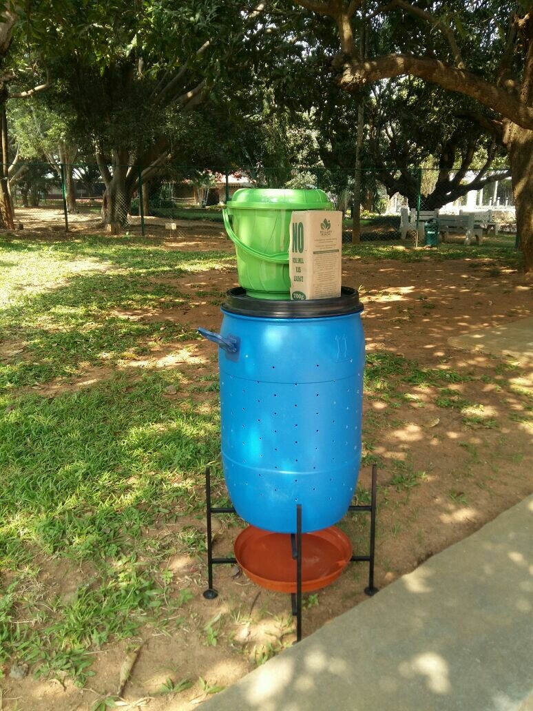 Blue Drum Aerobic Composting Kit For Home Composting at Rs 1500/set
