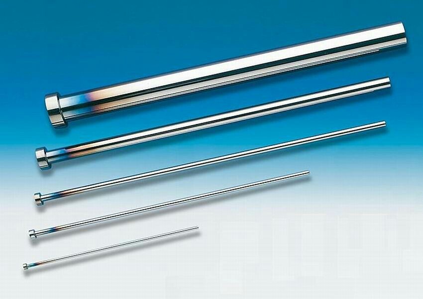 D M E Stainless Steel Ejector Pins (HDS) or KO Pins, Size 1mm To 40mm