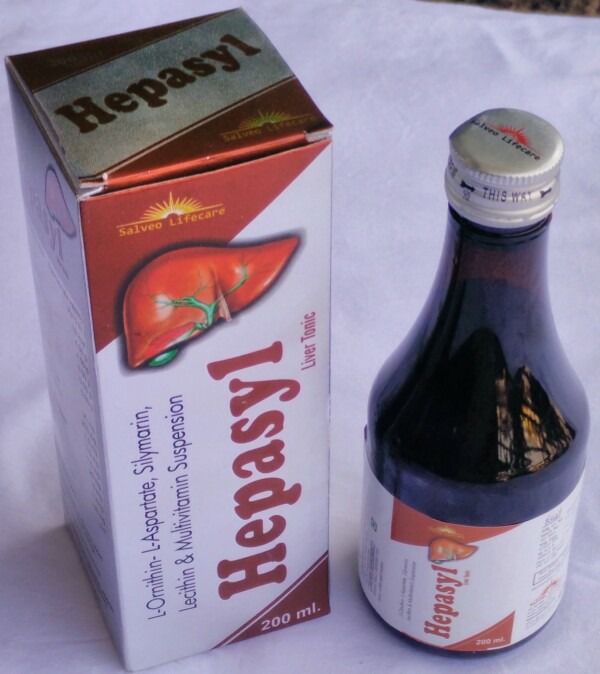 Hepasyl Silymarin With Lecithin & Lola Suspension, Packaging Size 200