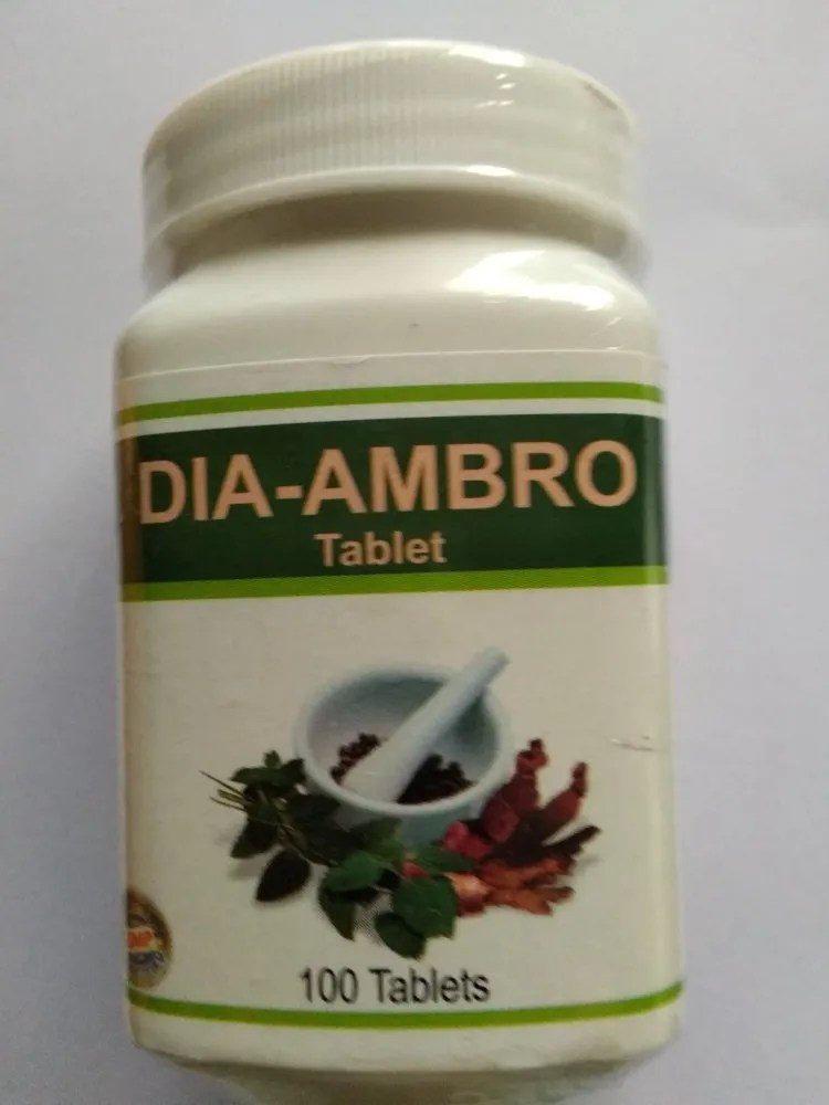 Ambrosia Diabetes Tablets DiaAmbro, Non prescription, Grade Standard