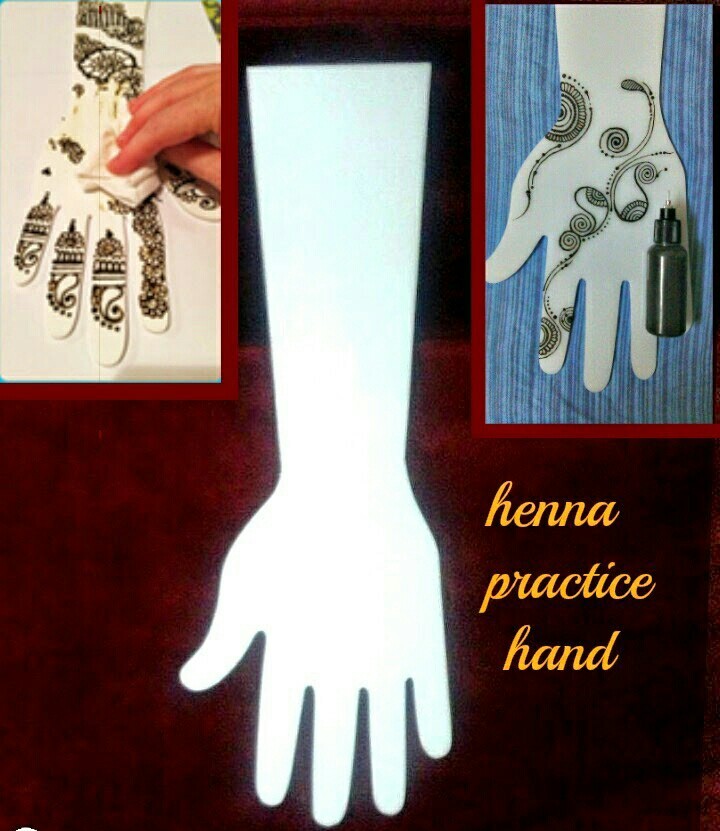 Details 65+ acrylic practice hand for mehndi latest seven.edu.vn