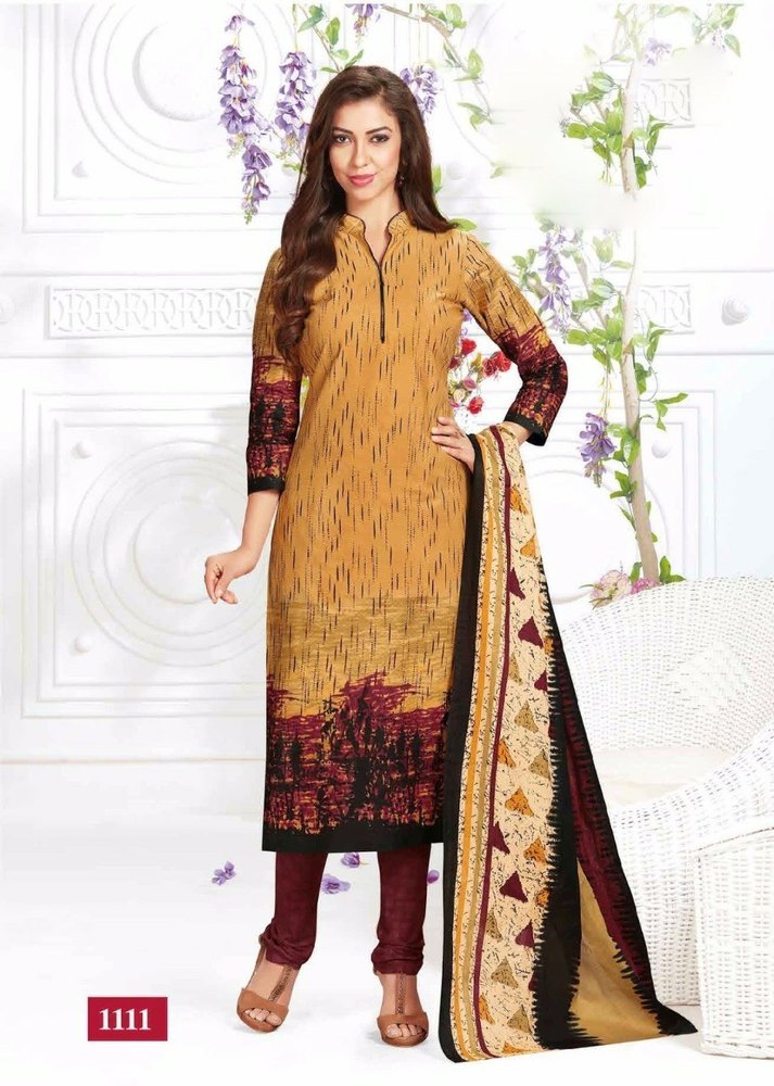 Printed Pure Cotton Churidar Material at Rs 375/piece in Chennai ID 19944400612