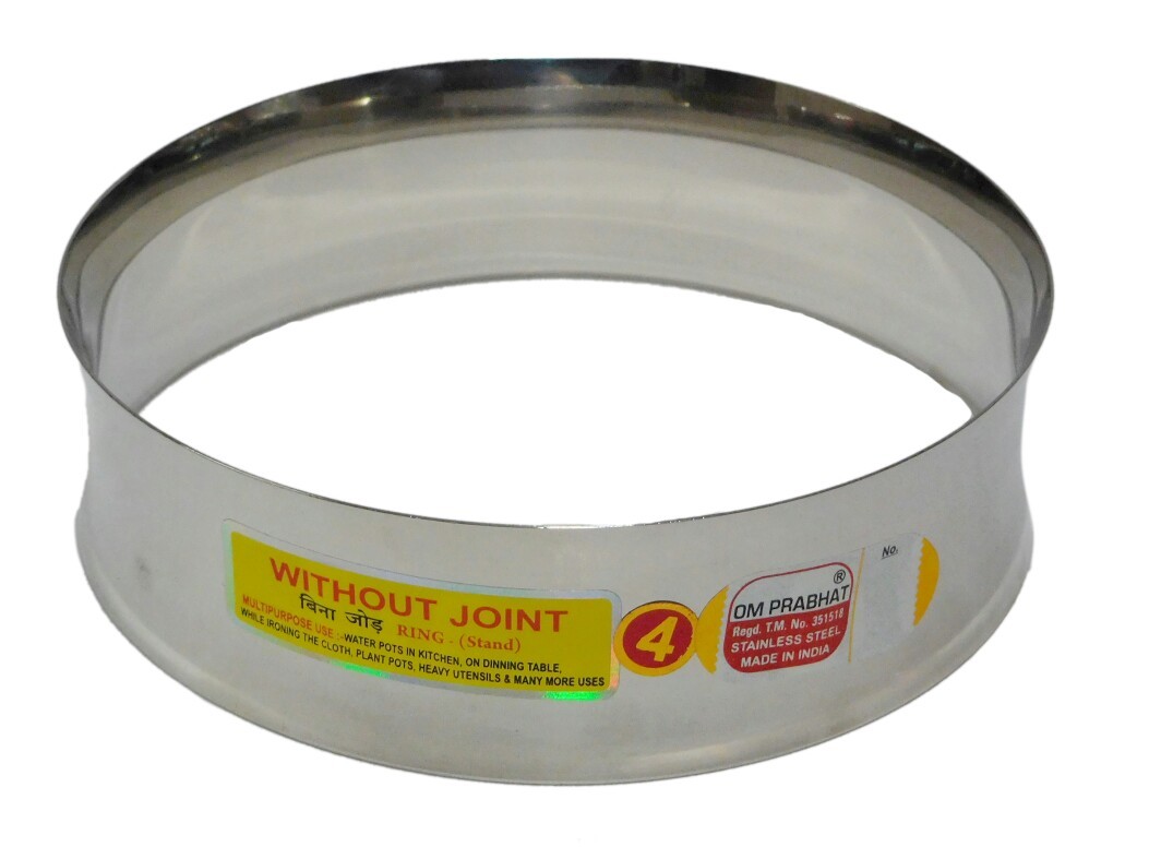 Stainless Steel Ring Stand (Without Joint) Rajasthan Metal Works at Rs 40/piece , Thane ID
