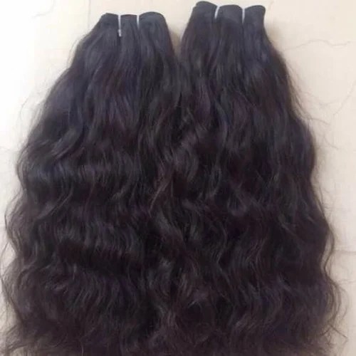Crown Hair Female Virgin Indian Wavy Hair Extension, Pack Size sos at