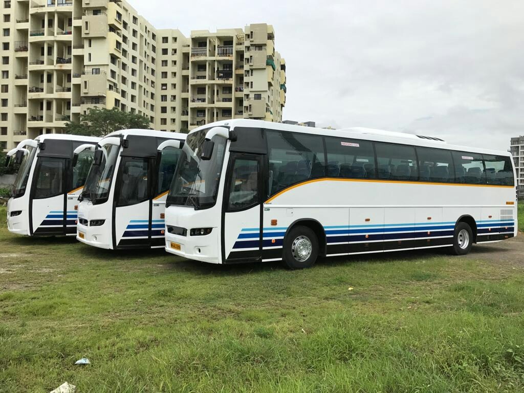 Volvo Couch On Rent Or Hire at Rs 75/kilometer वोल्वो बस सर्विस