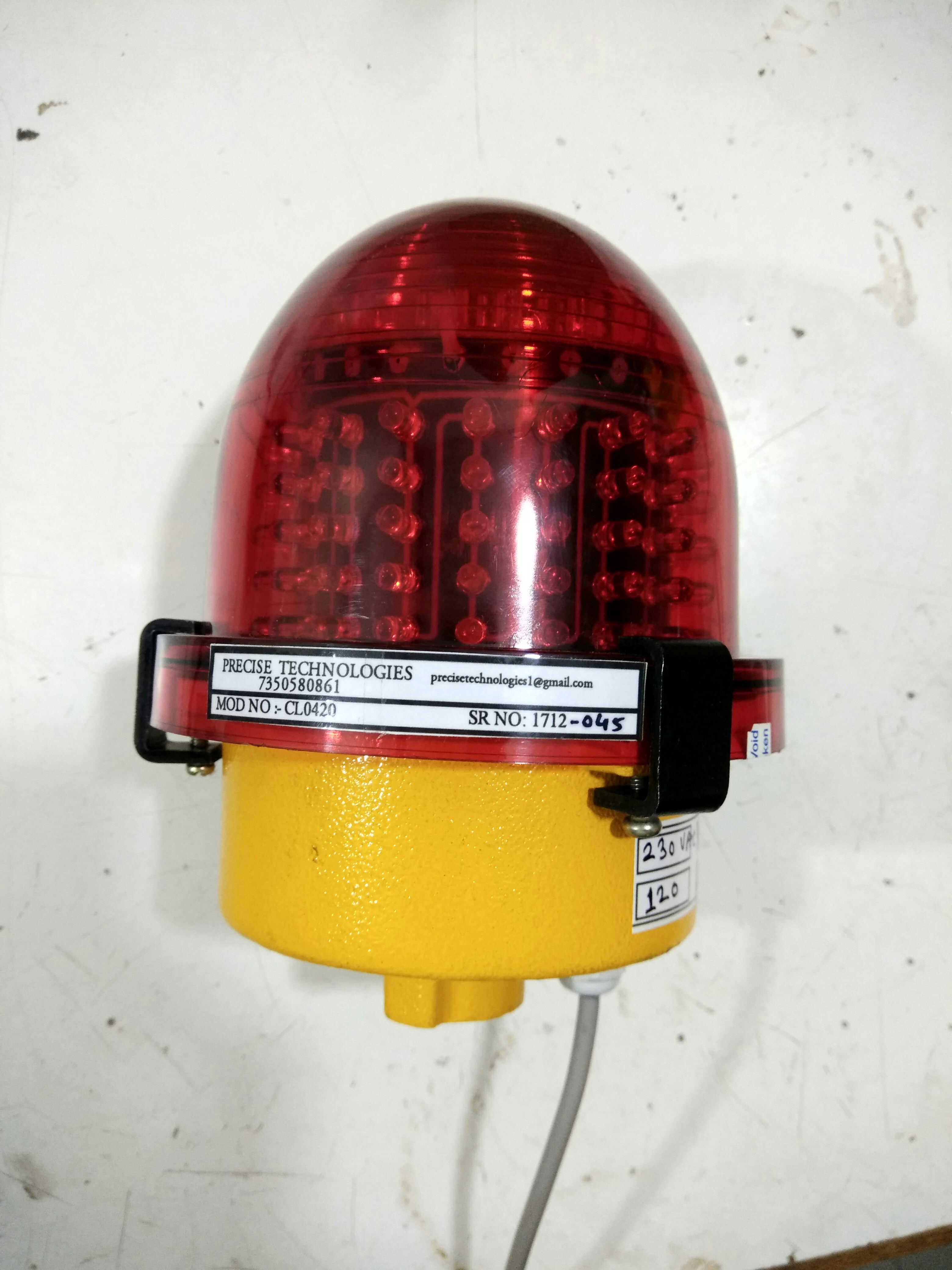 LED Obstruction Light, Light Emitting Diode Obstruction Light, एलईडी