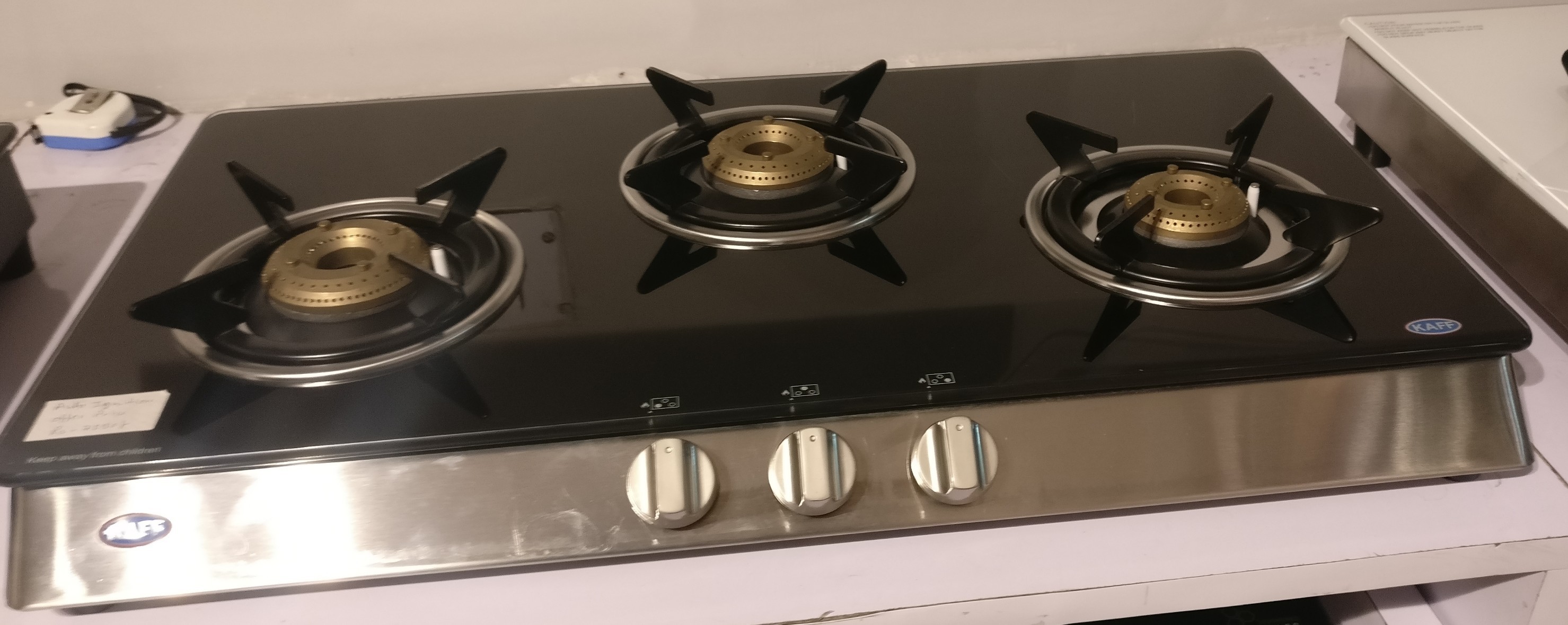Kaff Three Burner Gas Stove, Model No. Auto Ignition, Rs 7000 /piece