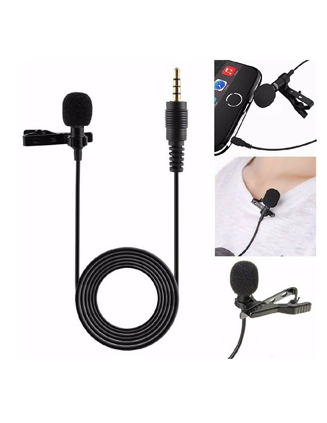 Universal and Universal Color Microphone 3.5mm Clip On Mini Hands free