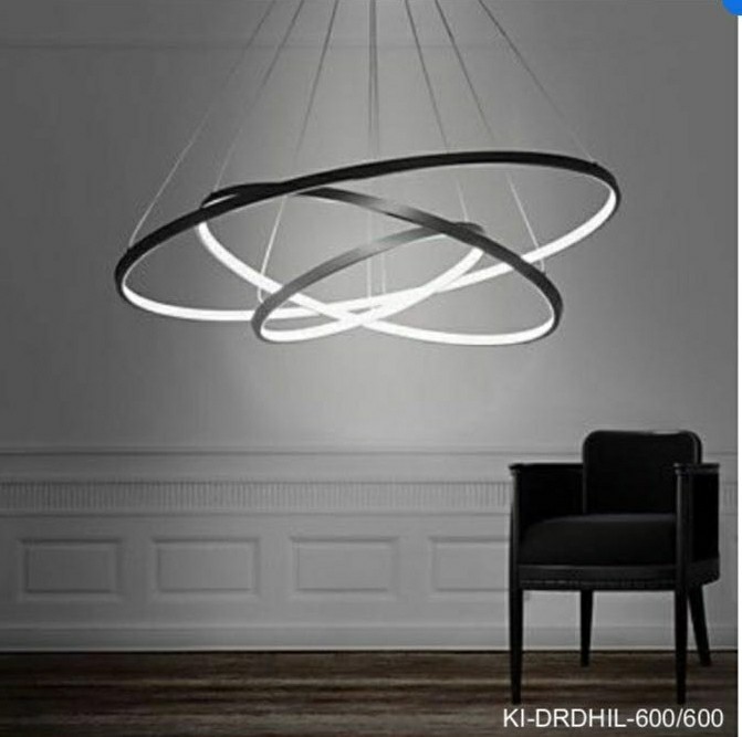 LED Aluminium 600mm Round Hanging Light, 60watt, Rs 24500 /piece ID