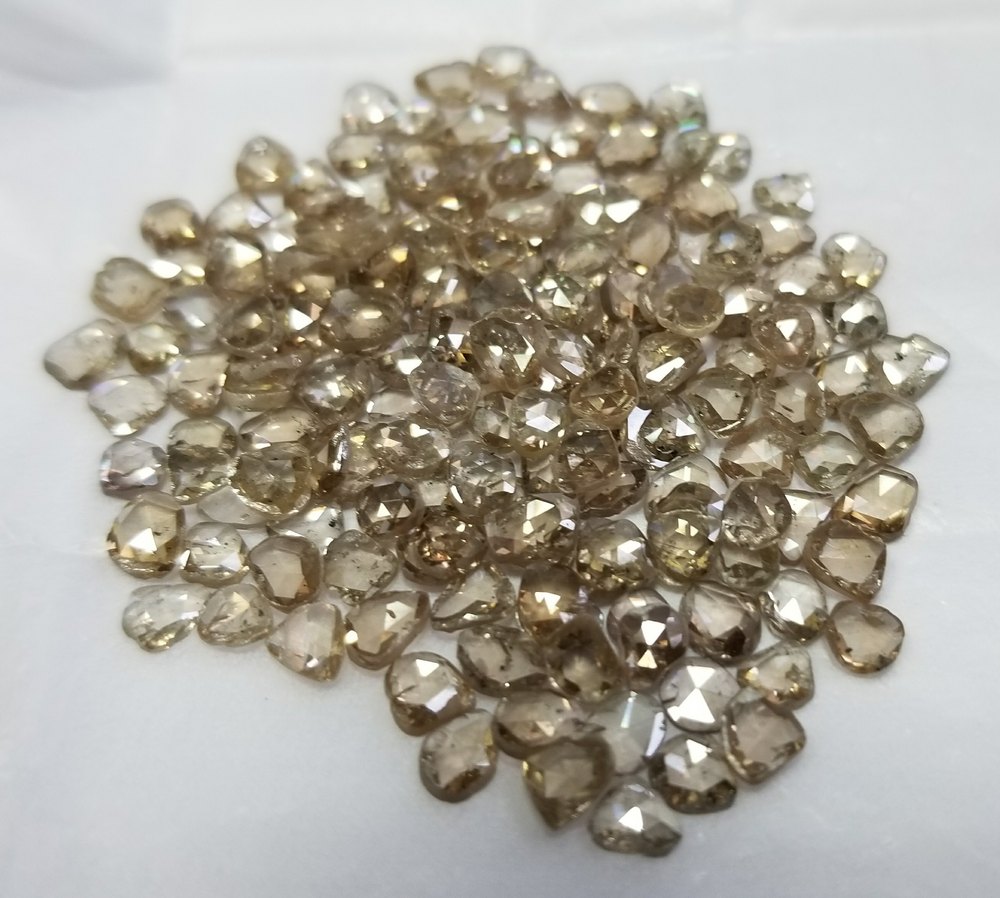 Yellow English Polki Lb Diamonds at Rs 5000/carat in Surat ID