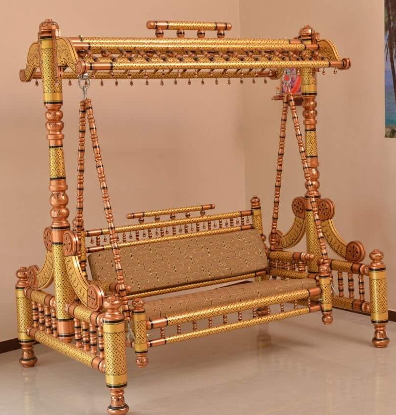 Multicolor Wooden Living Room Swing, For Indoor, Rs 32000 /piece ID