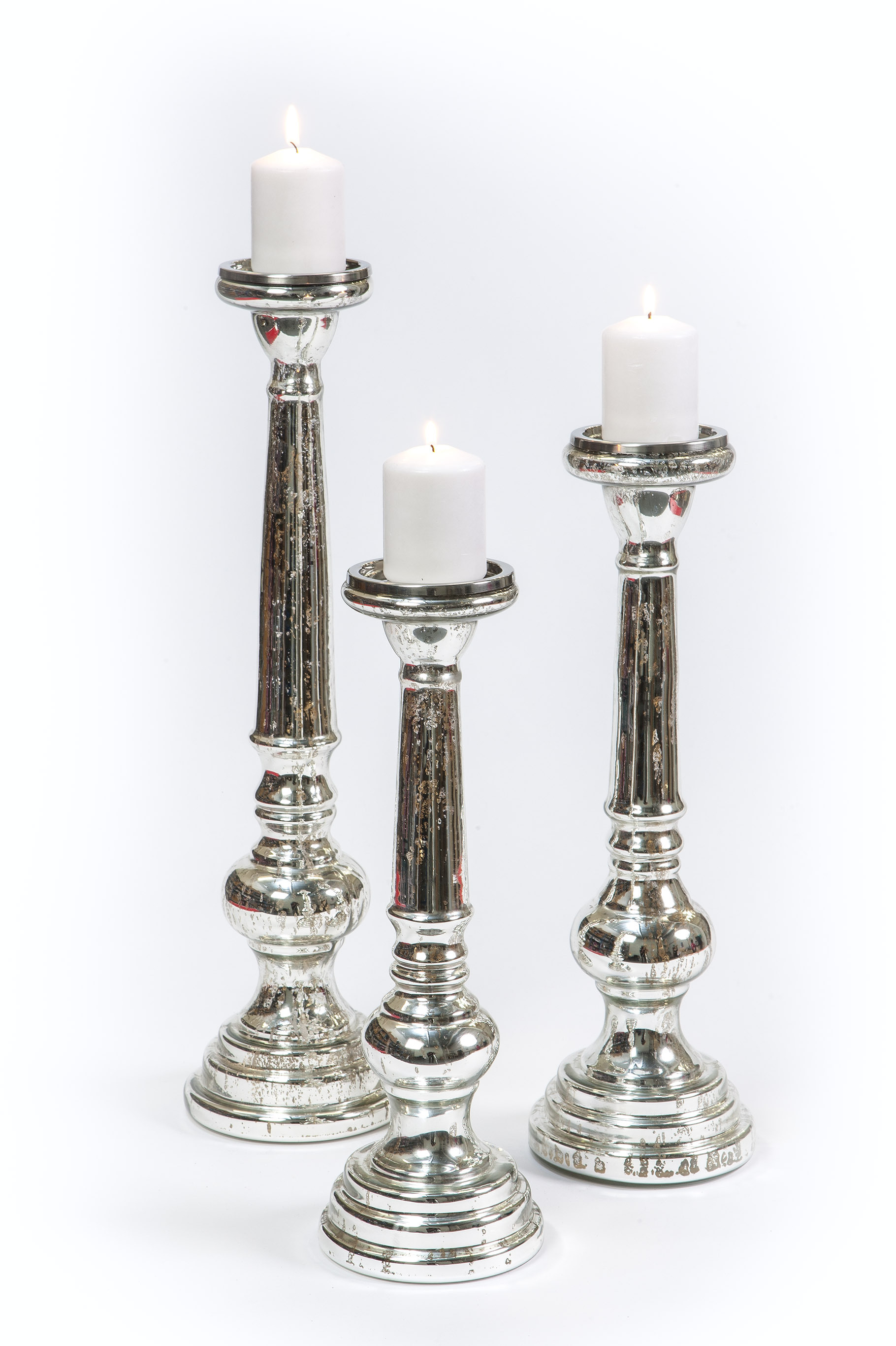 Silver Candle Stand, मोमबत्ती स्टैंड in Udaipur , Aonic Arts ID
