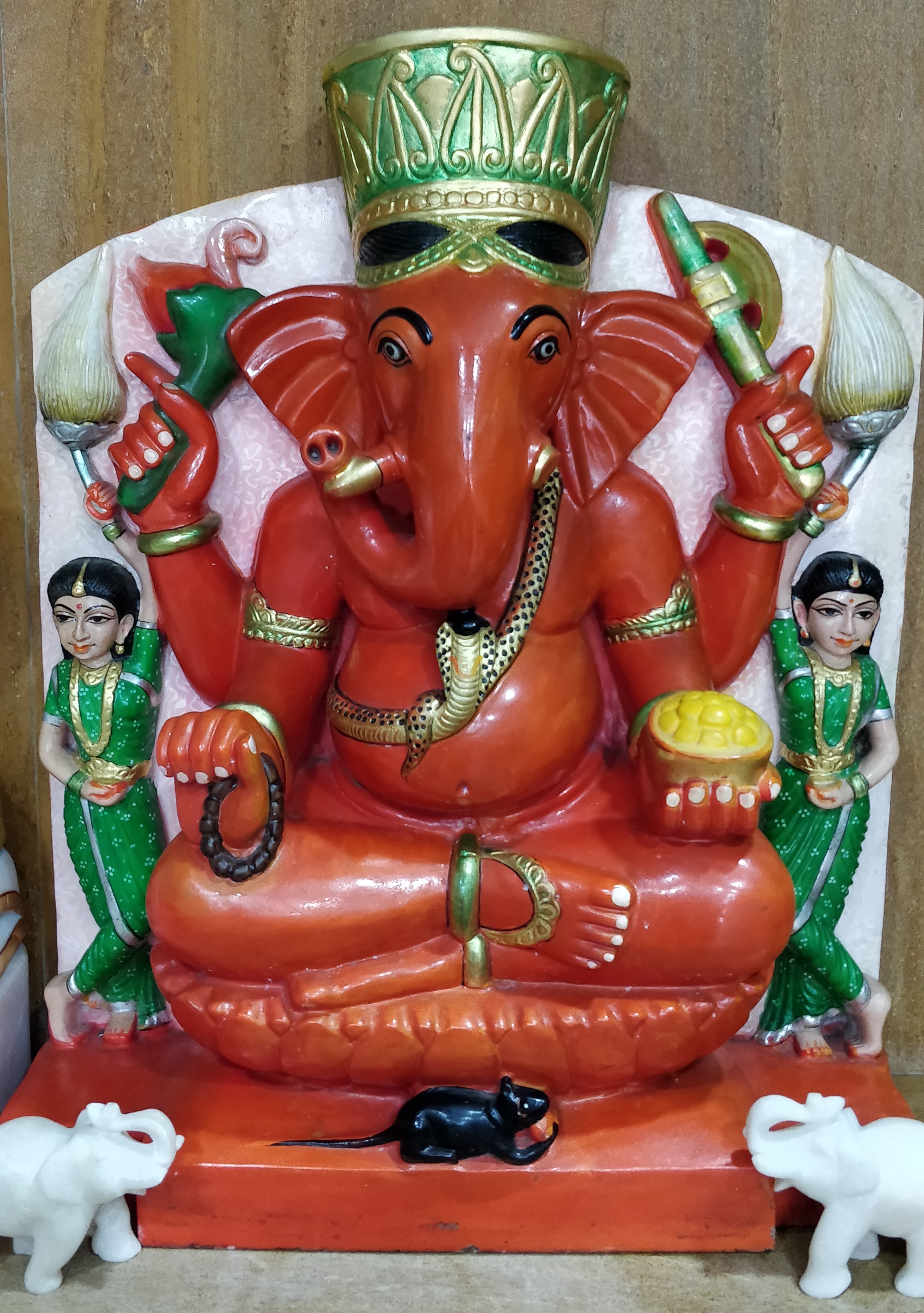 Riddhi Siddhi Ganesh Marble Idol at Rs 10000/piece Marble Ganpati