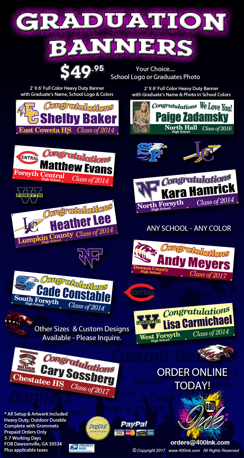 Examples Of Graduation Banners