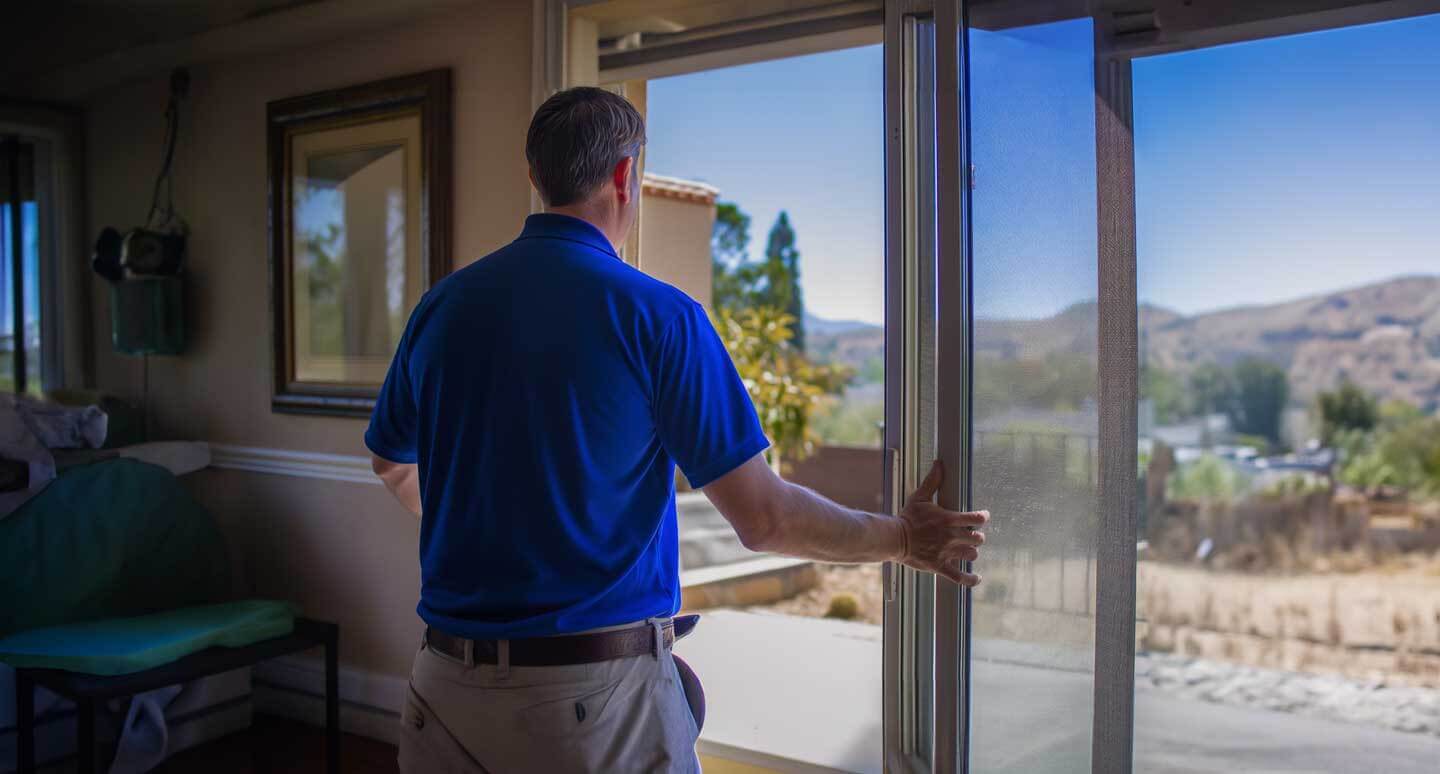 Mirage 1750 Retractable Screen Door - For Single or Double Doors