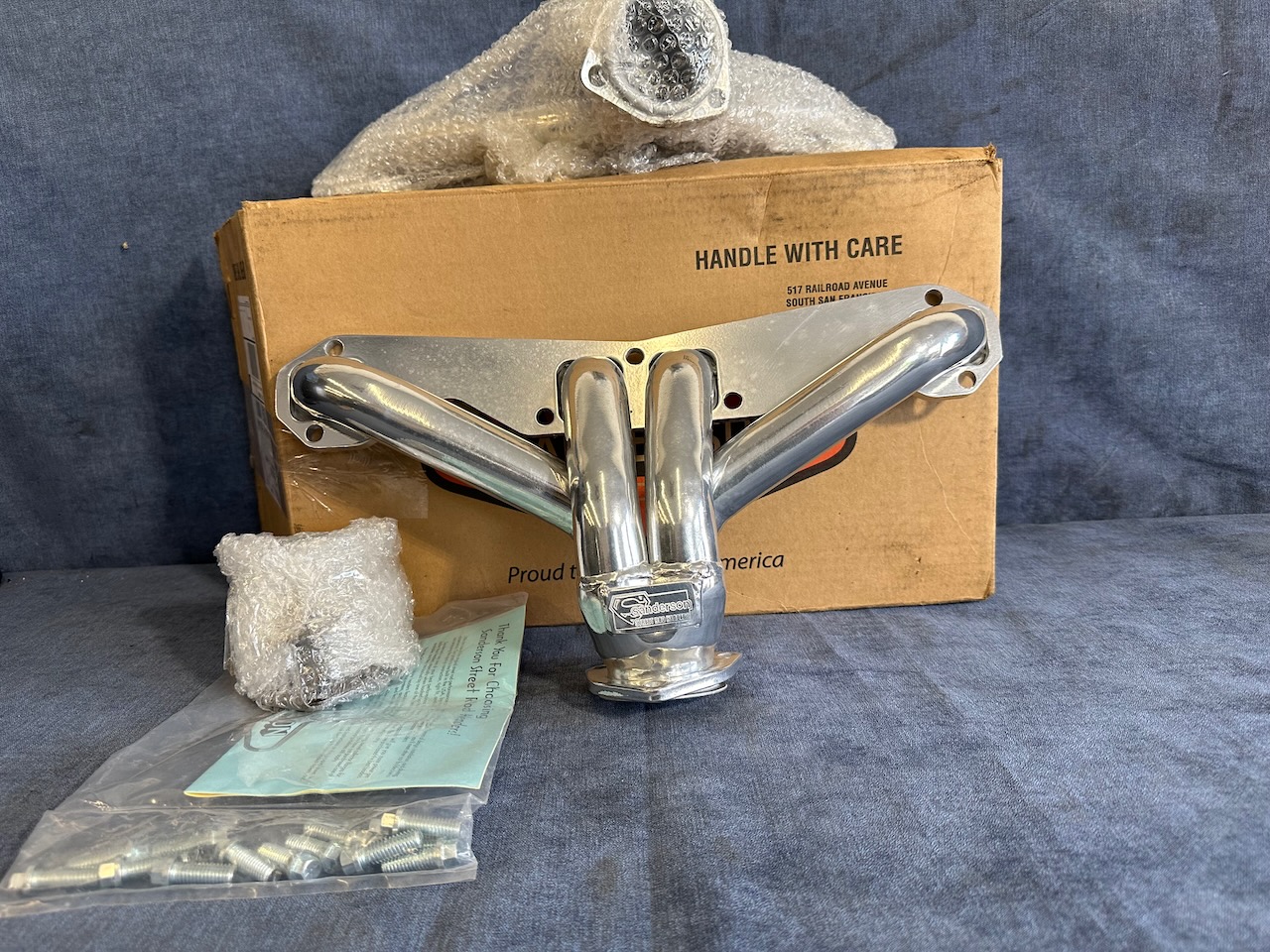 SANDERSON 348/409 BLOCK HUGGER HEADERS 409… American Muscle