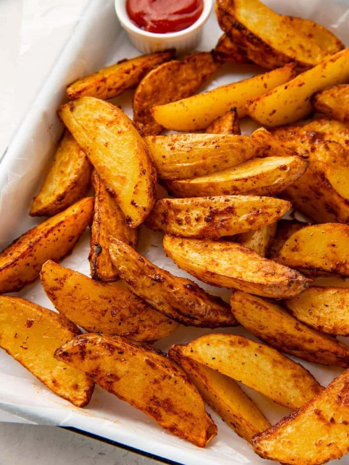 Air Fryer Potato Wedges 40 Aprons