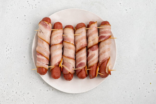 Bacon Wrapped Hot Dogs 40 Aprons