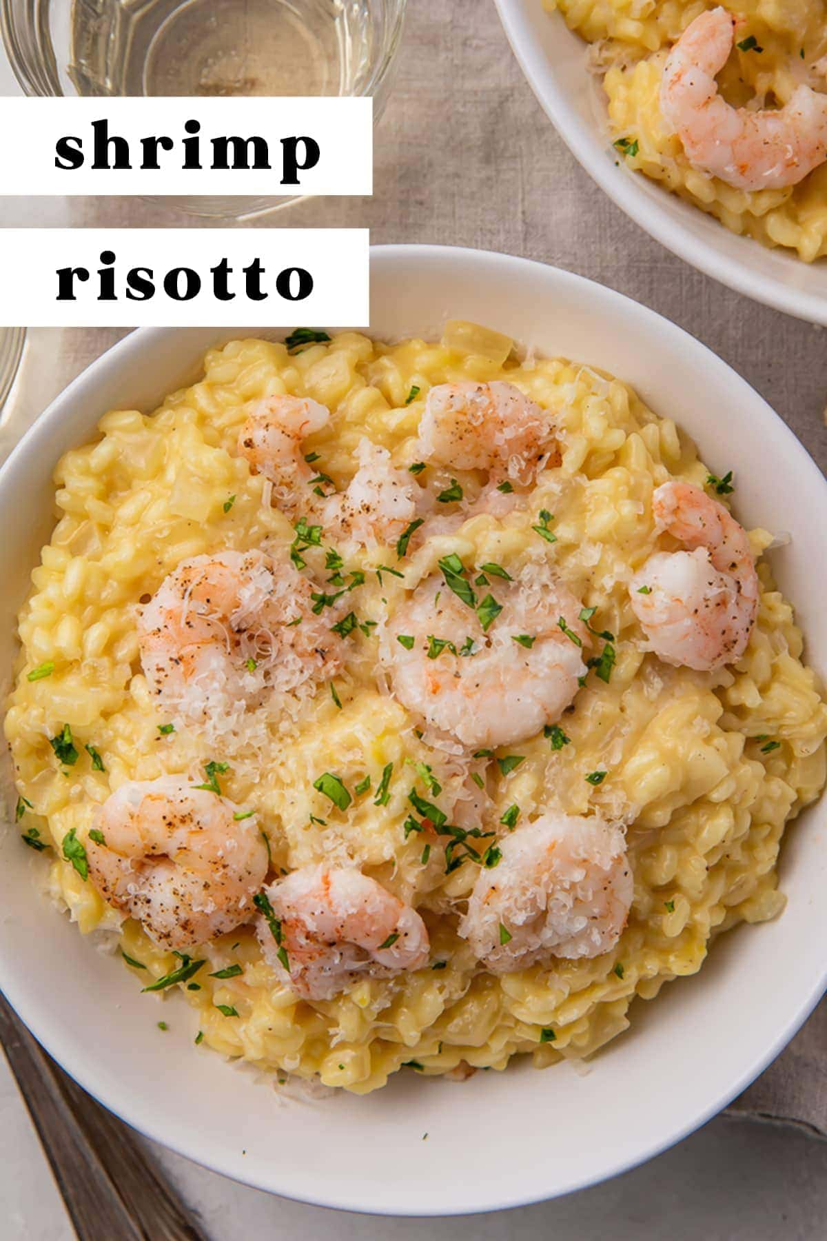 Creamy Shrimp Risotto with Parmesan 40 Aprons