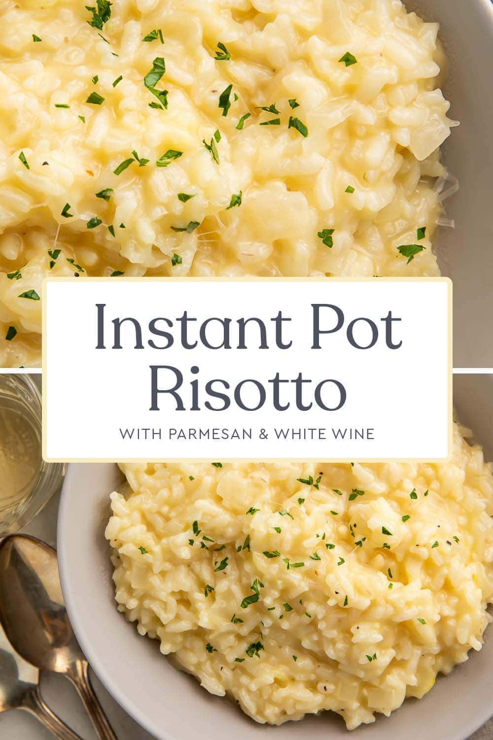 Instant Pot Risotto with Parmesan and White Wine 40 Aprons