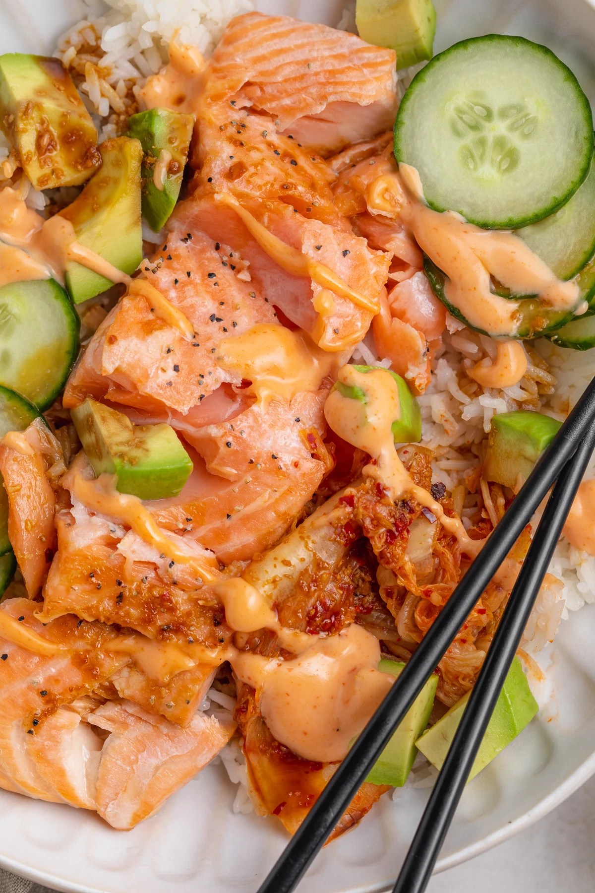 Salmon Rice Bowl (TikTok Recipe) 40 Aprons
