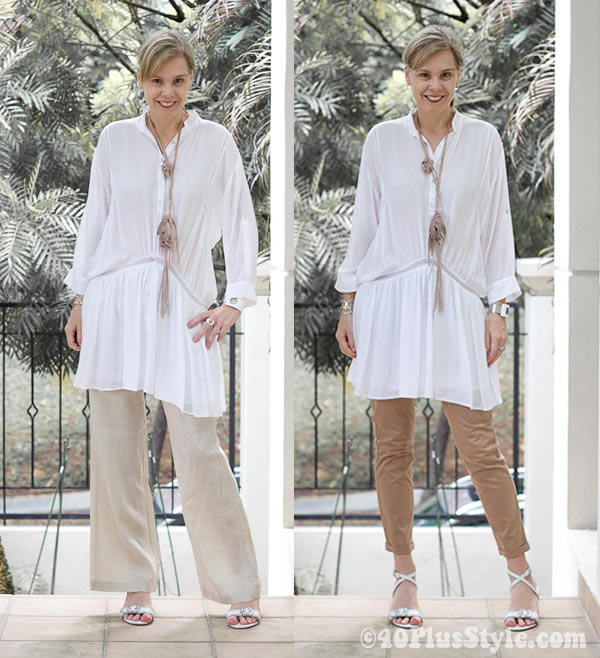 How to wear capris or cropped pants