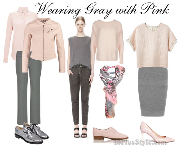 what colors go with gray pants