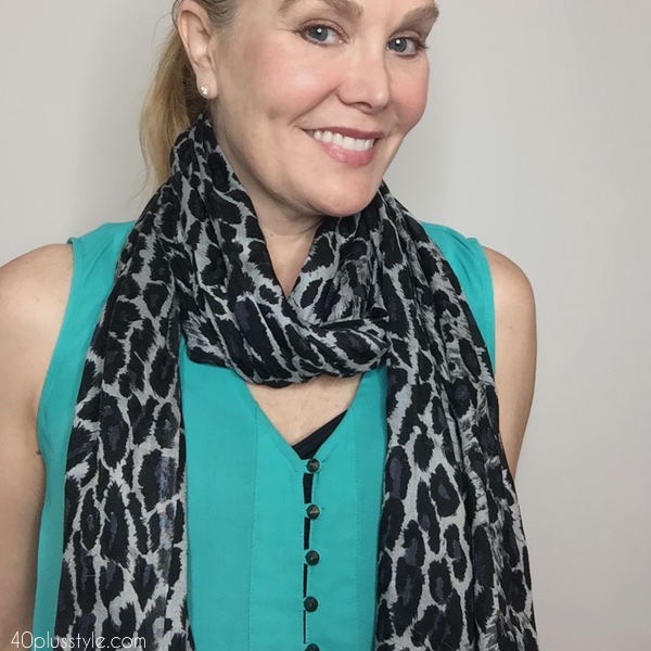 How to wear a scarf and look fabulous over 40