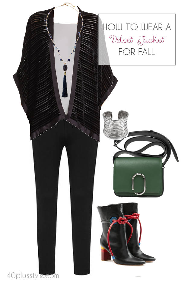 How to Wear aVelvet Jacket this Fall