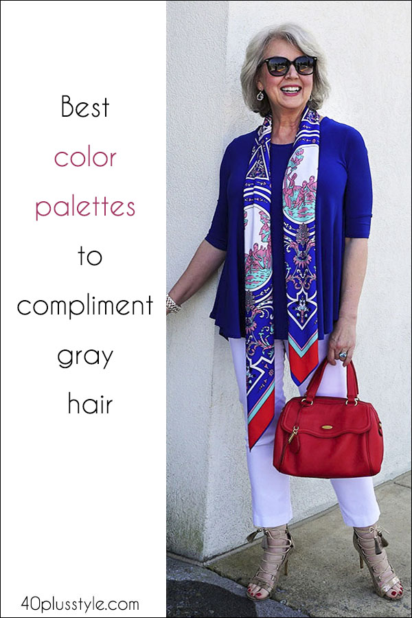 The best color palettes to complement gray hair