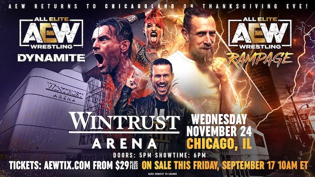 Chicago Events November 2023 Aew Returning To Chicago In November For Dynamite & Rampage Tv Tapings | 411Mania