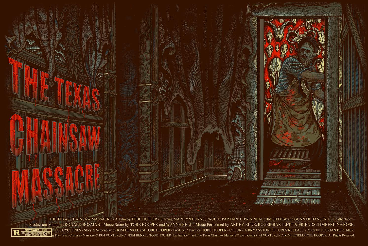 “The Texas Chainsaw Massacre” poster series from Grey Matter Art