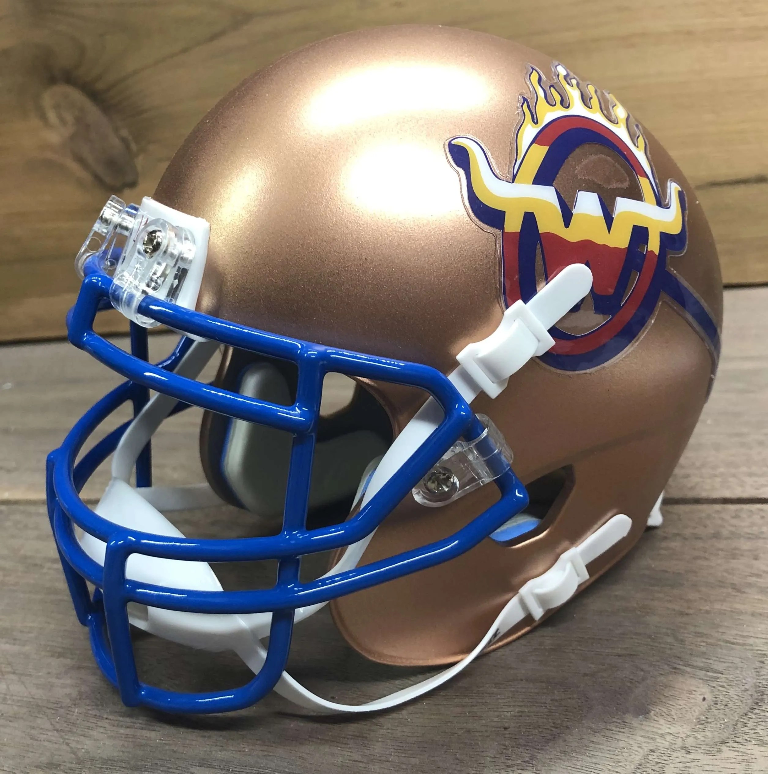Arizona Wranglers '83'84 Schutt Mini Football Helmet 417 Helmets