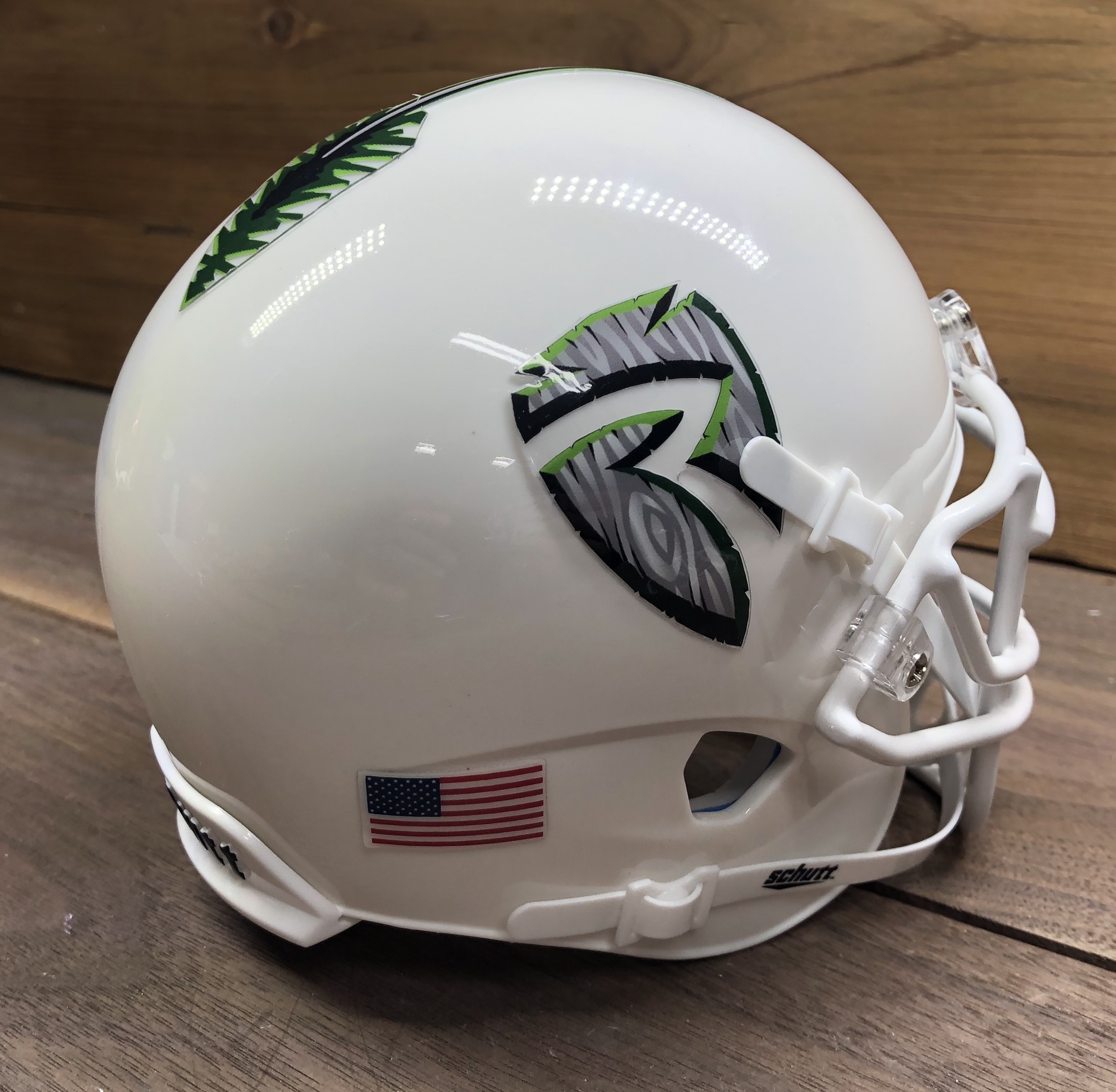 Sacramento Redwoods UFL Schutt Mini Football Helmet 417 Helmets