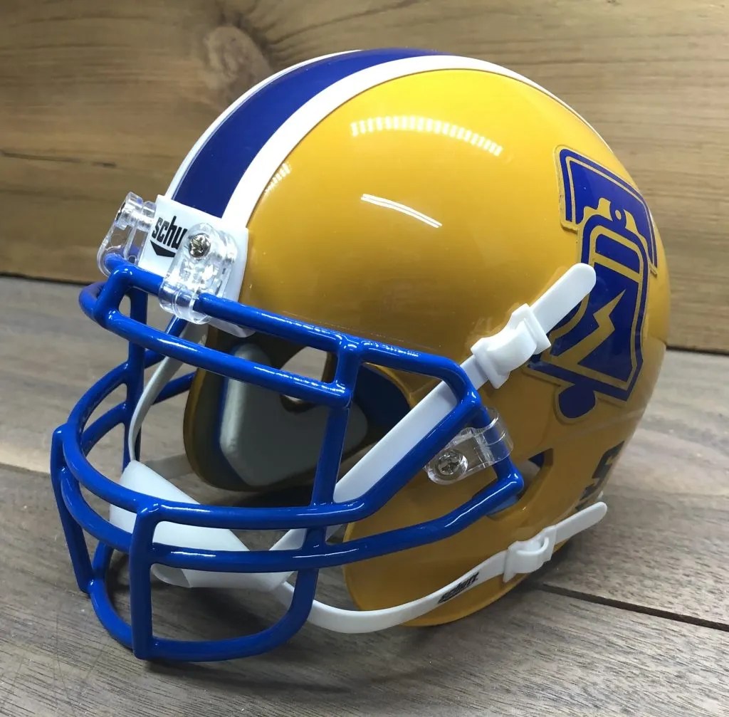 Philadelphia Bell '75 Schutt Mini Throwback Football Helmet 417 Helmets
