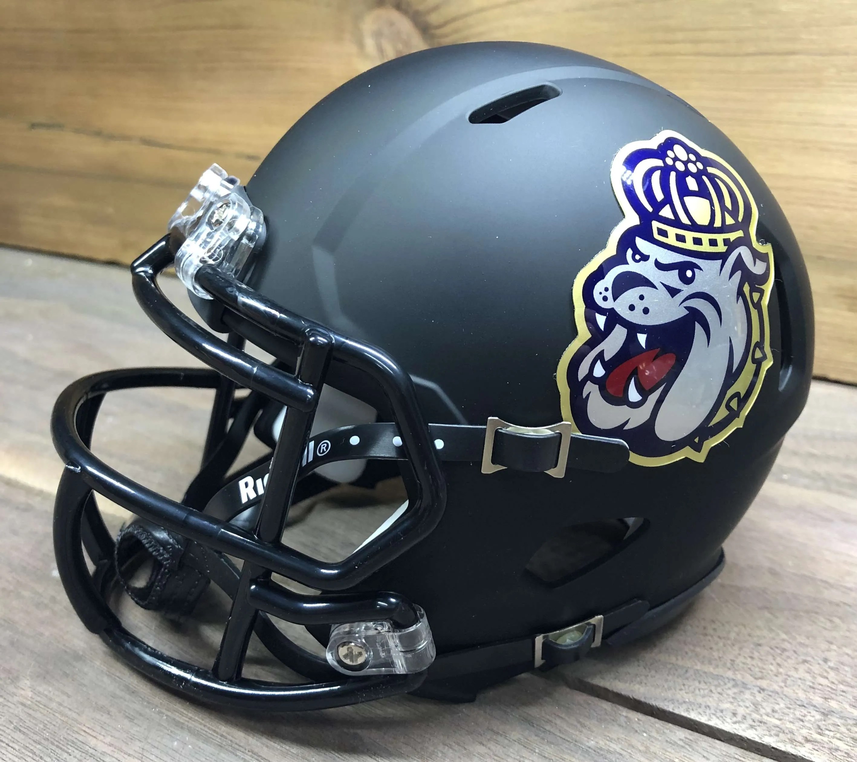 Matte Black Football Helmet