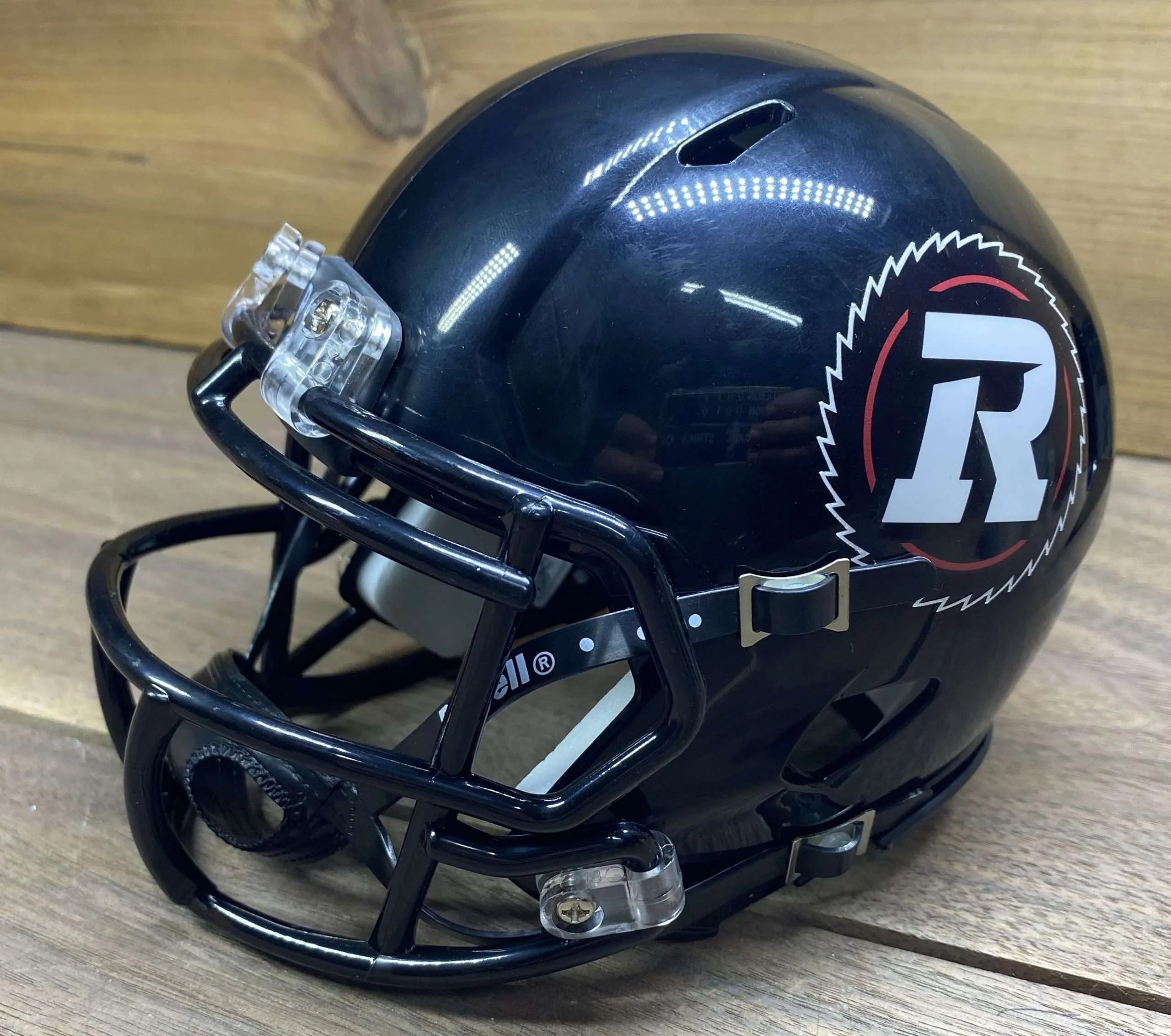 Ottawa RedBlacks CFL Riddell Speed Mini Football Helmet 417 Helmets