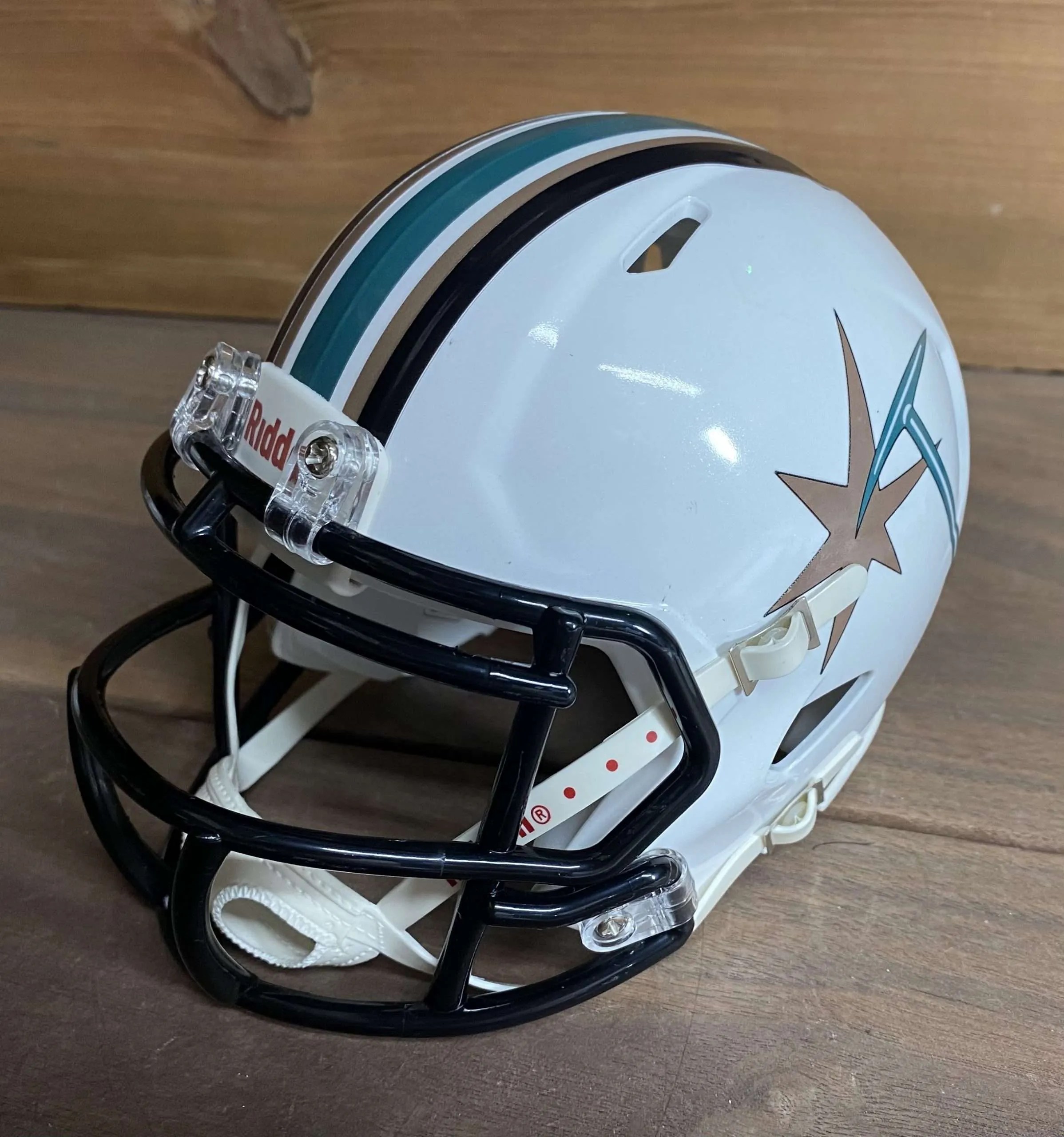 Sacramento Gold Miners CFL Riddell Speed Mini Football Helmet 417 Helmets