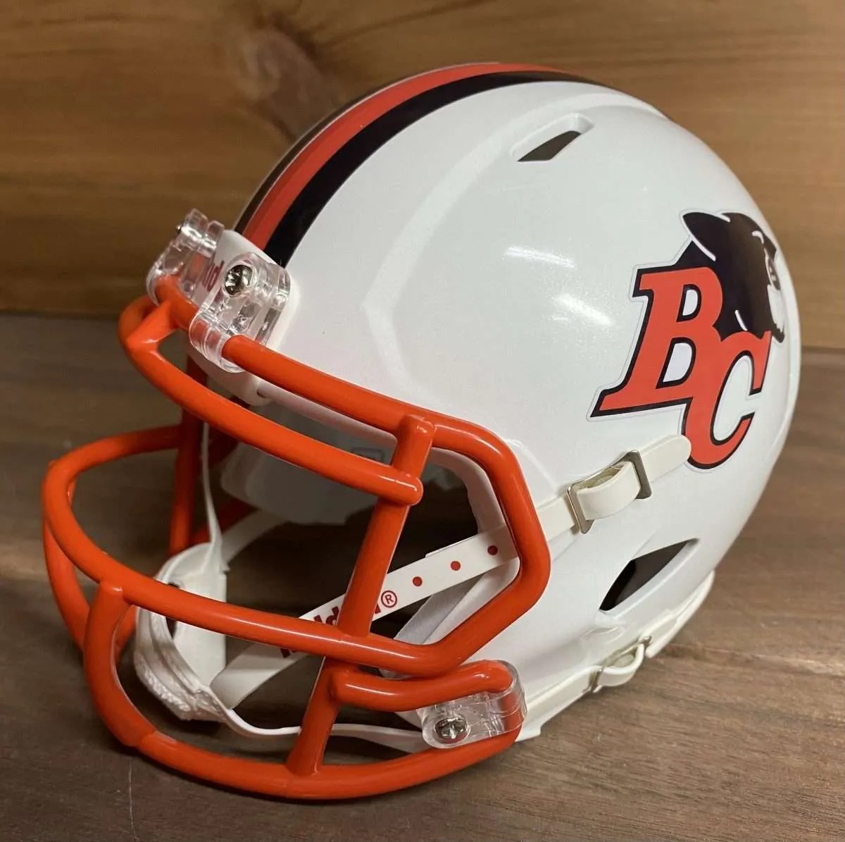 British Columbia Lions 80's retro CFL Riddell Speed Mini Football