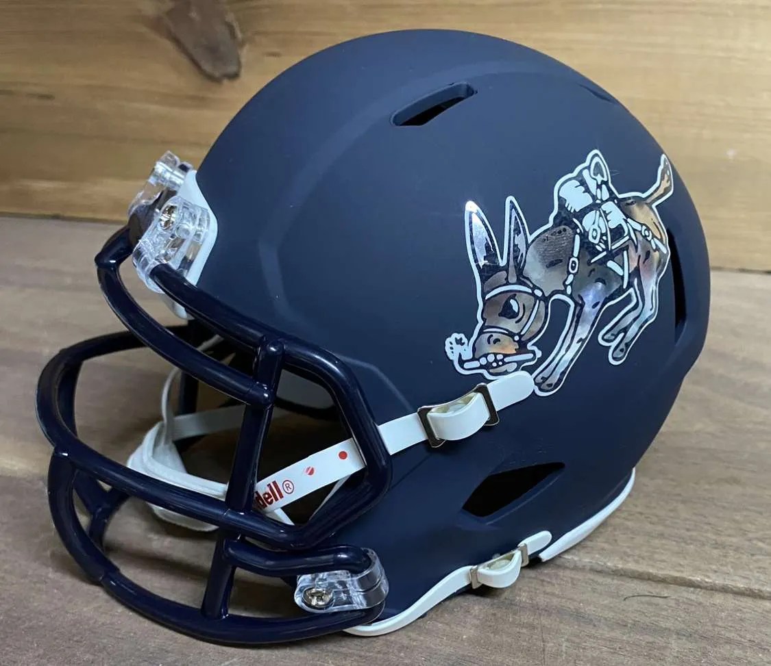 Colorado School of Mines chrome decal Riddell Mini Football Helmet
