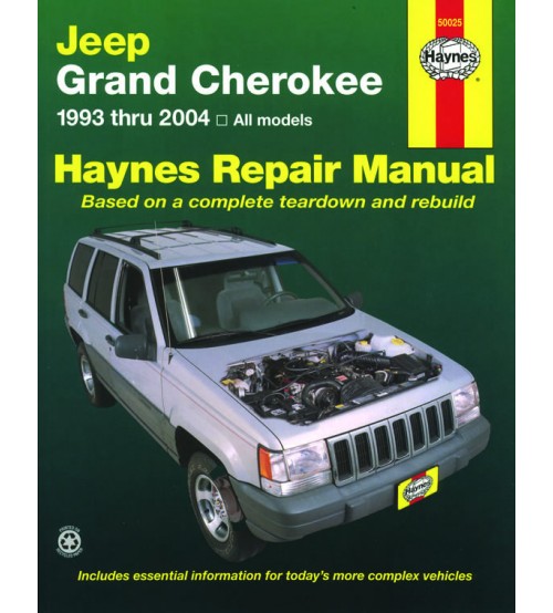 Haynes Repair Manual Jeep Grand Cherokee ZG/WJ 1993 a 2004