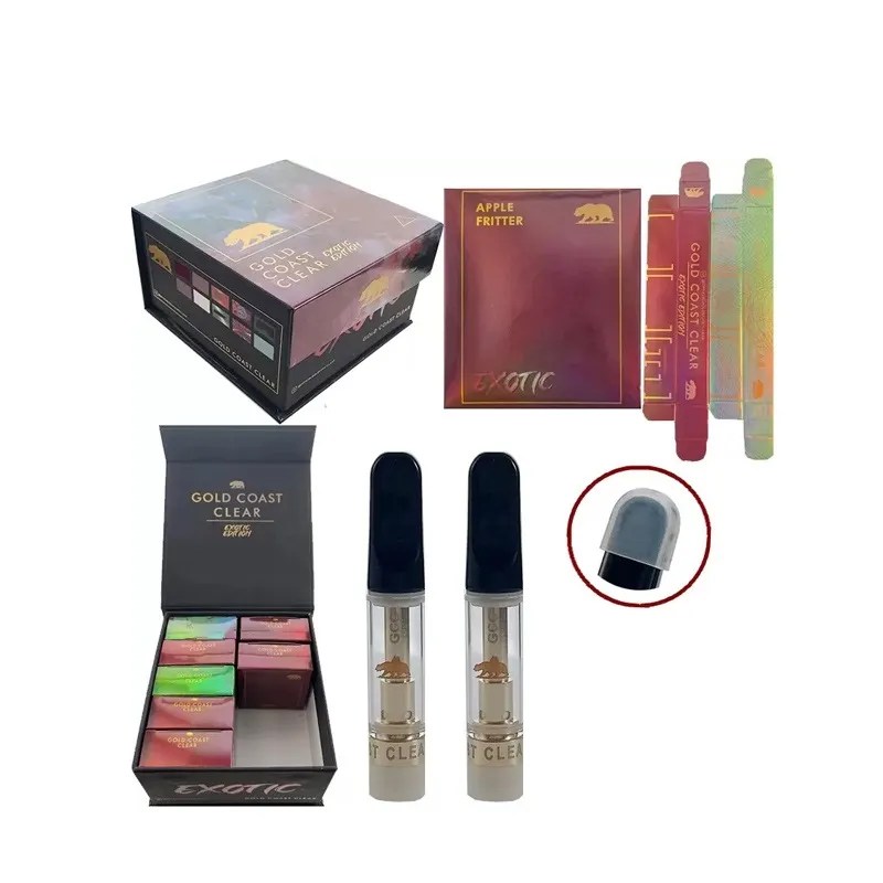 Vape Cartridges Gold Coast Clear GCC Vapes Carts 0.8ml Atomizers