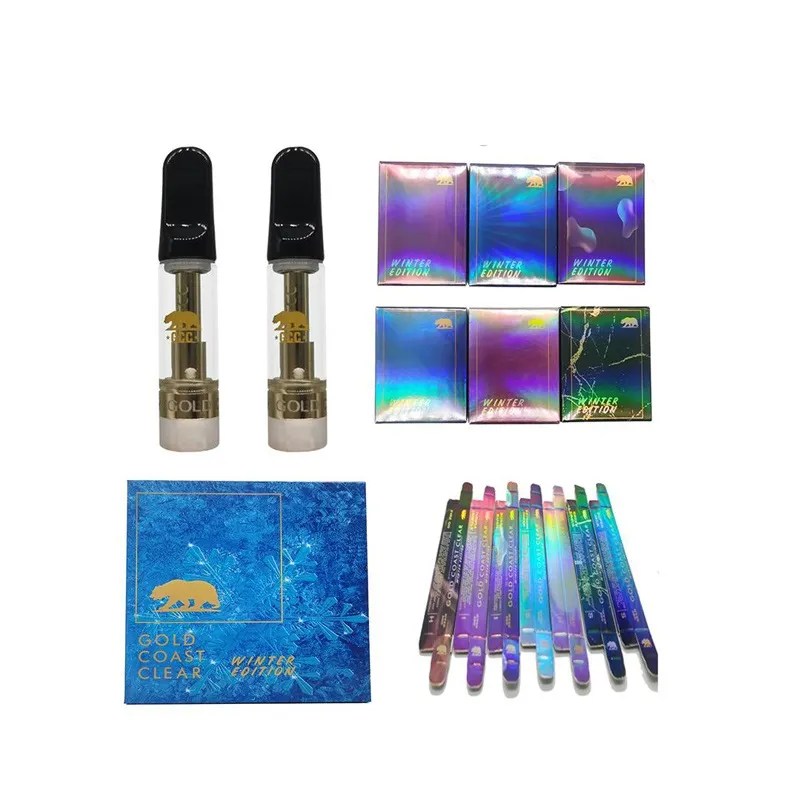 Vape Cartridges Gold Coast Clear GCC Vapes Carts 0.8ml Atomizers